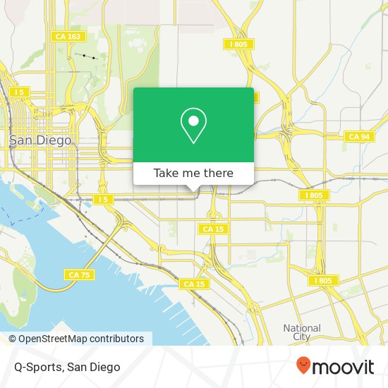 Q-Sports map