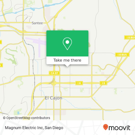 Magnum Electric Inc map