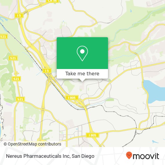 Nereus Pharmaceuticals Inc map