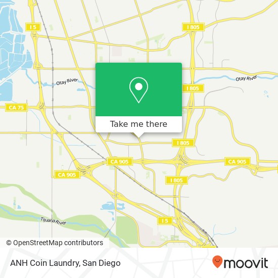 Mapa de ANH Coin Laundry