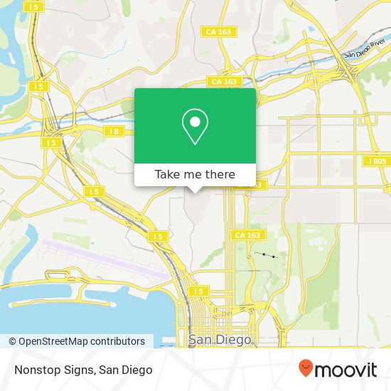 Nonstop Signs map