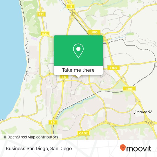 Business San Diego map