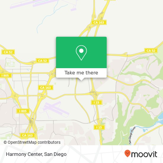 Mapa de Harmony Center