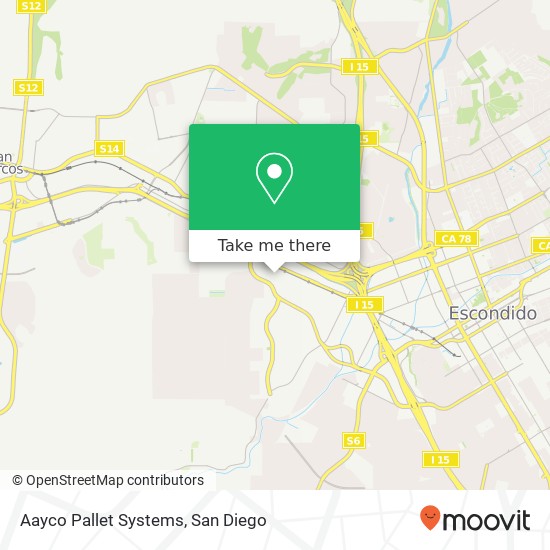 Mapa de Aayco Pallet Systems