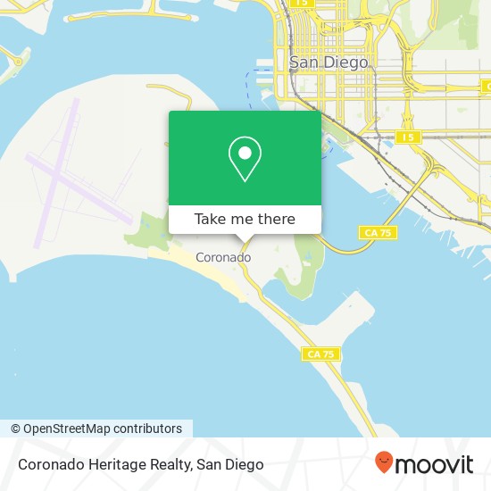 Coronado Heritage Realty map