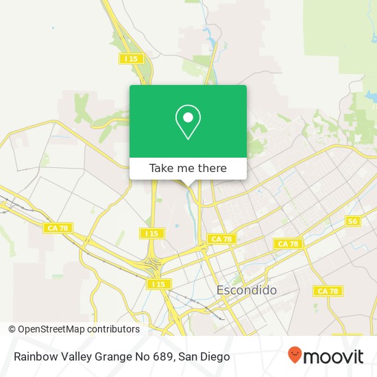 Mapa de Rainbow Valley Grange No 689