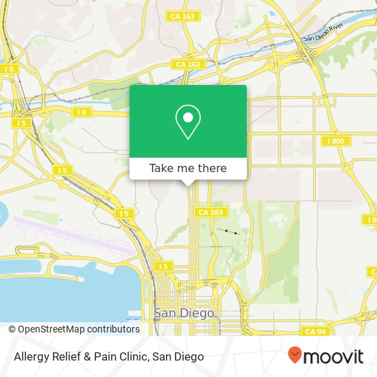 Mapa de Allergy Relief & Pain Clinic