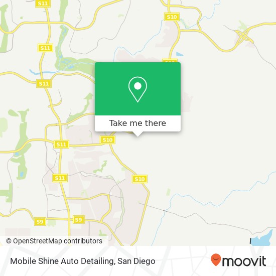 Mobile Shine Auto Detailing map