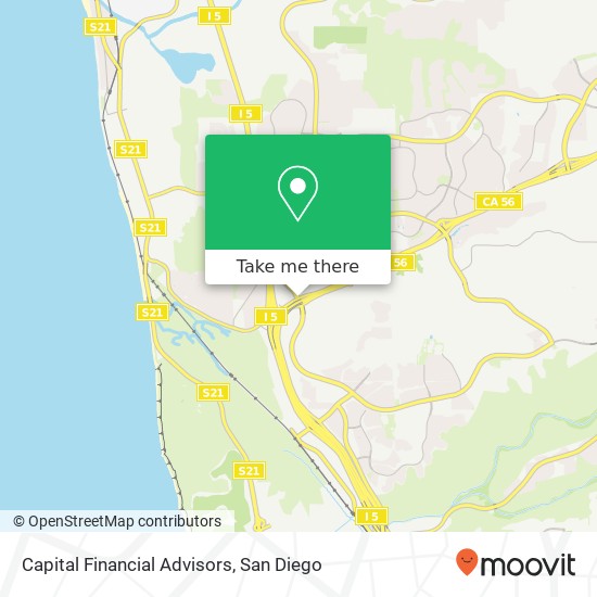 Capital Financial Advisors map