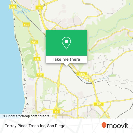 Mapa de Torrey Pines Trnsp Inc