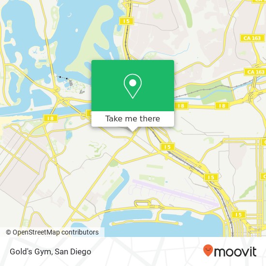Mapa de Gold's Gym