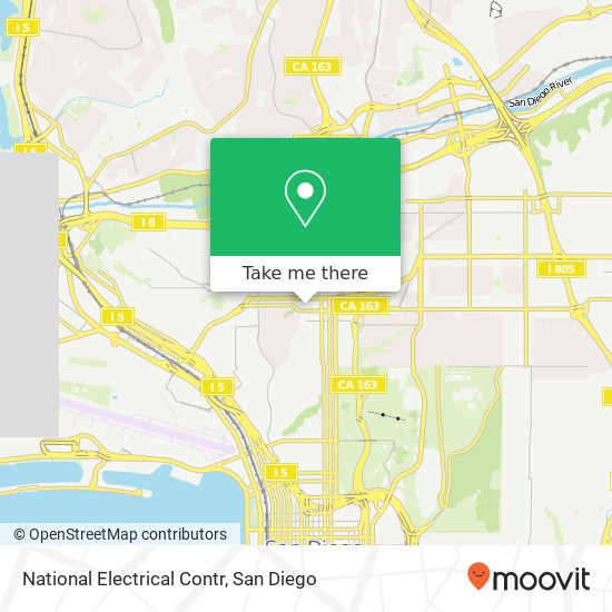 Mapa de National Electrical Contr