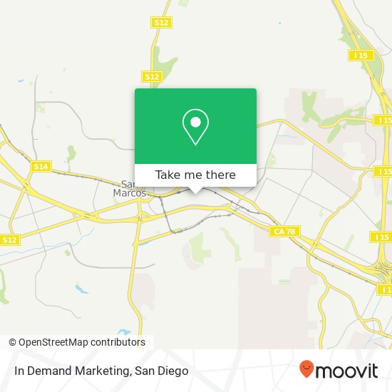 In Demand Marketing map