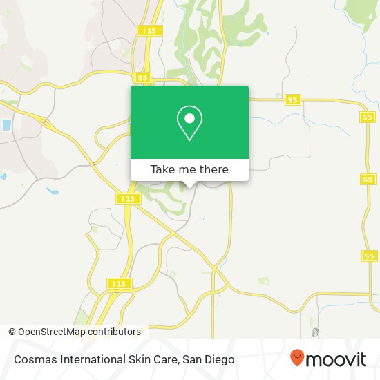 Mapa de Cosmas International Skin Care
