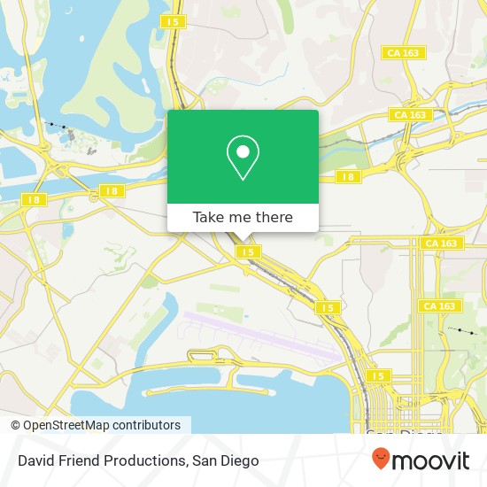 David Friend Productions map