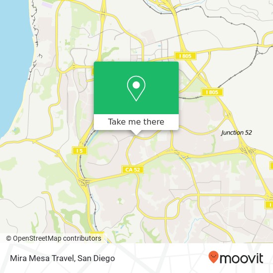 Mapa de Mira Mesa Travel