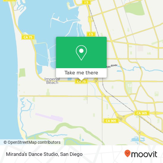 Miranda's Dance Studio map