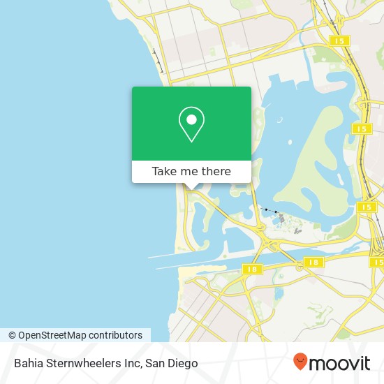 Mapa de Bahia Sternwheelers Inc