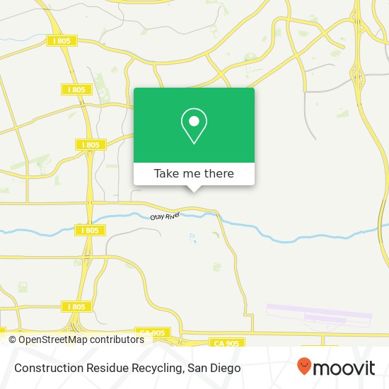 Construction Residue Recycling map