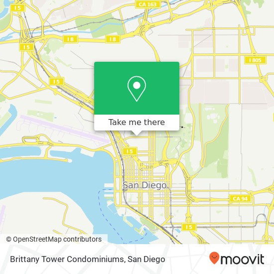 Brittany Tower Condominiums map