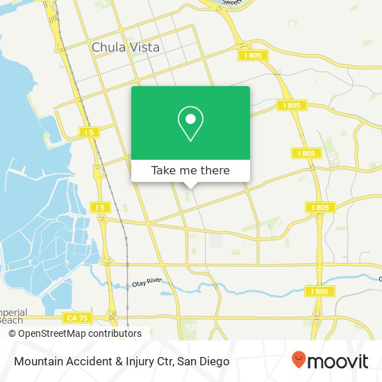 Mapa de Mountain Accident & Injury Ctr