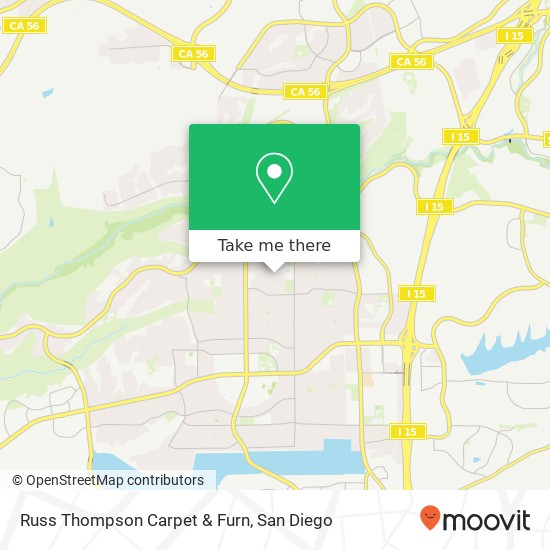Mapa de Russ Thompson Carpet & Furn