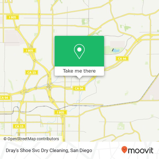 Mapa de Dray's Shoe Svc Dry Cleaning