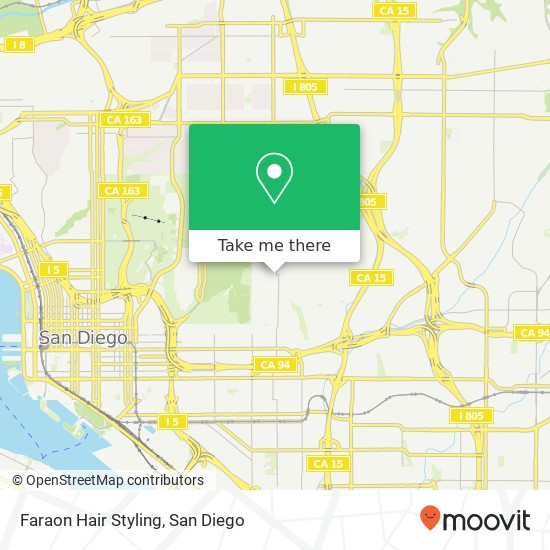 Faraon Hair Styling map