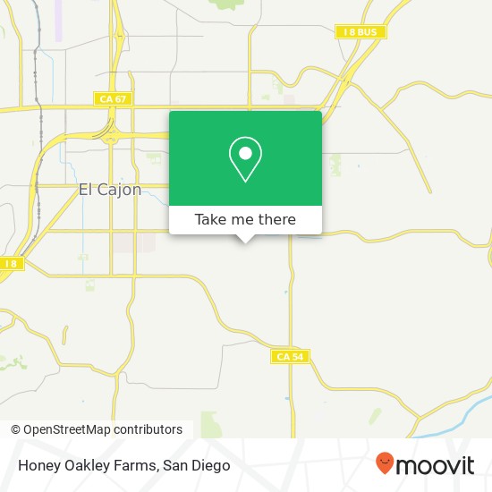 Honey Oakley Farms map