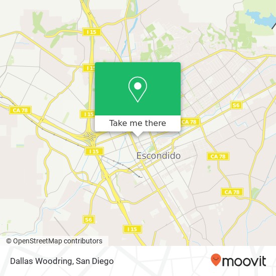 Mapa de Dallas Woodring