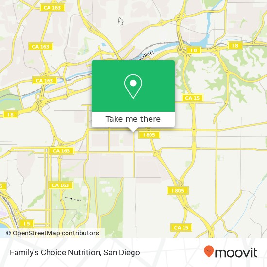 Family's Choice Nutrition map