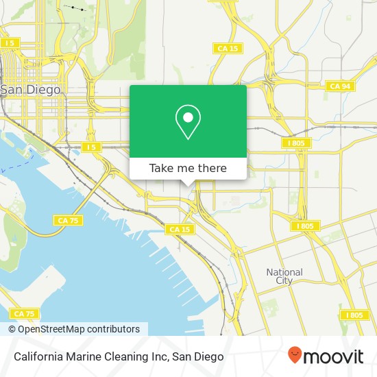 Mapa de California Marine Cleaning Inc