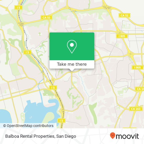 Balboa Rental Properties map