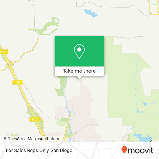 For Sales Reps Only map