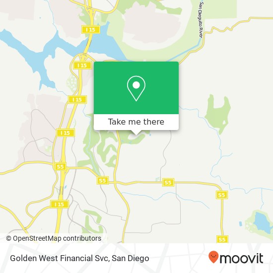 Golden West Financial Svc map