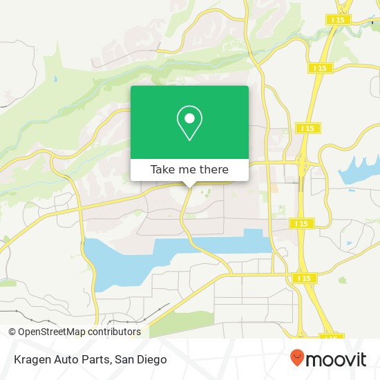 Mapa de Kragen Auto Parts