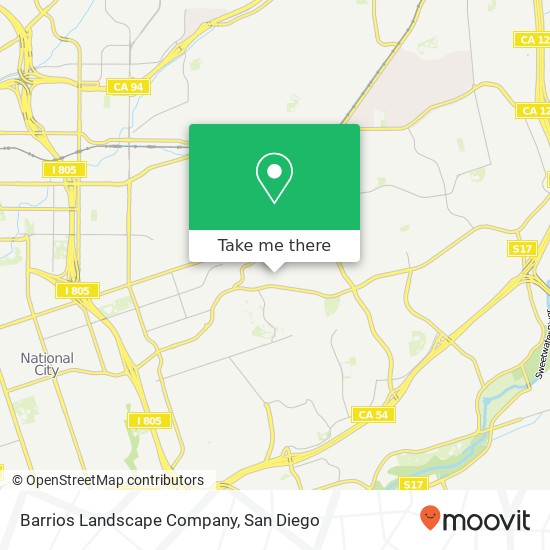 Mapa de Barrios Landscape Company