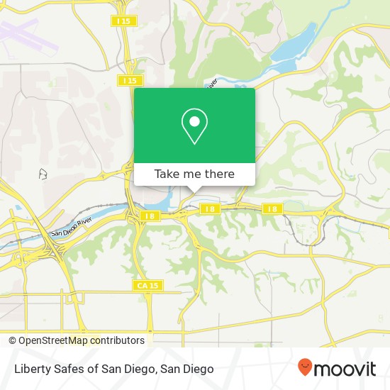 Mapa de Liberty Safes of San Diego