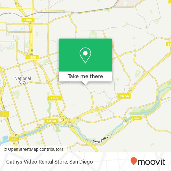 Cathys Video Rental Store map