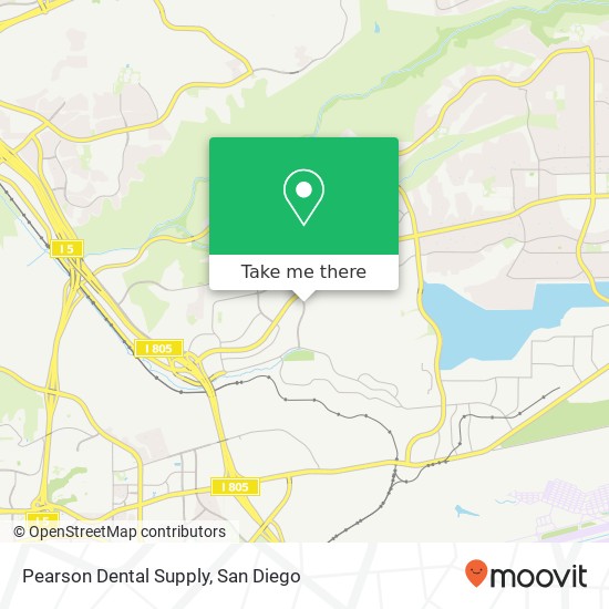 Mapa de Pearson Dental Supply