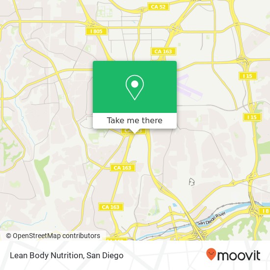 Mapa de Lean Body Nutrition