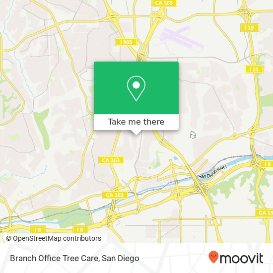 Branch Office Tree Care map