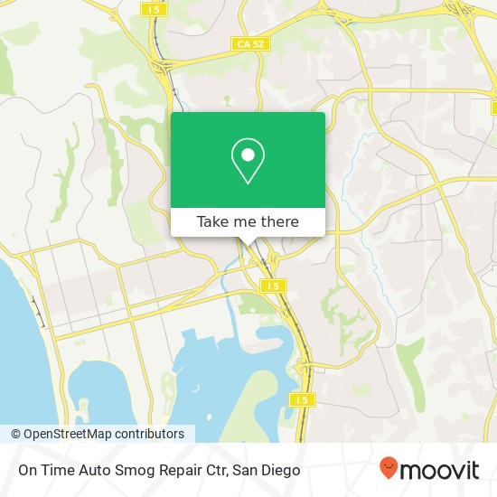 Mapa de On Time Auto Smog Repair Ctr
