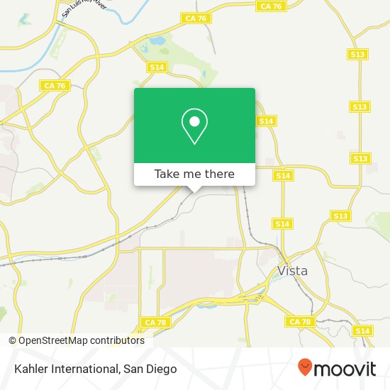 Kahler International map