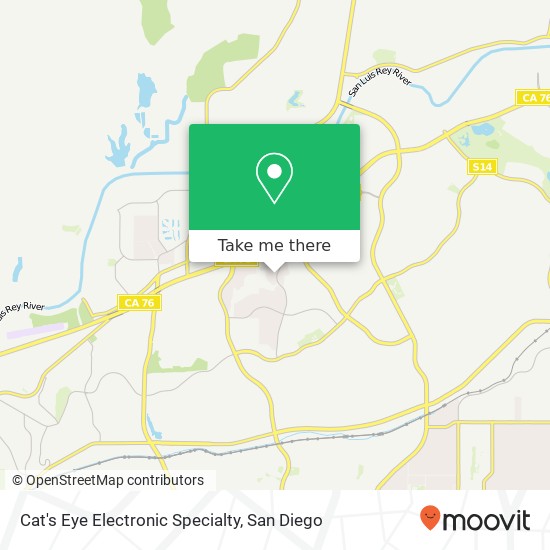 Cat's Eye Electronic Specialty map