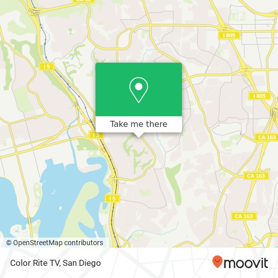 Color Rite TV map