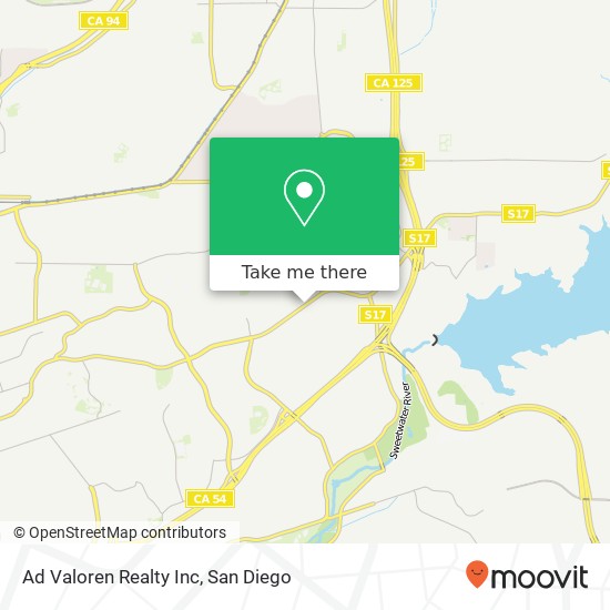 Ad Valoren Realty Inc map