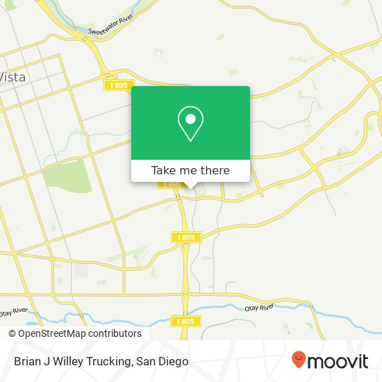 Brian J Willey Trucking map