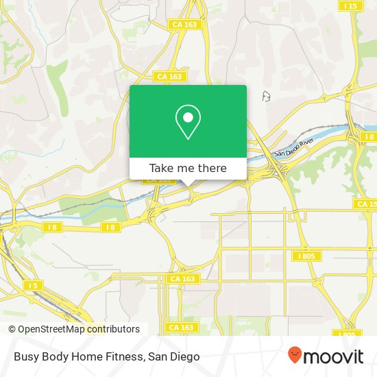 Busy Body Home Fitness map