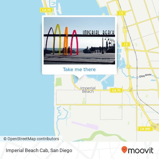 Mapa de Imperial Beach Cab